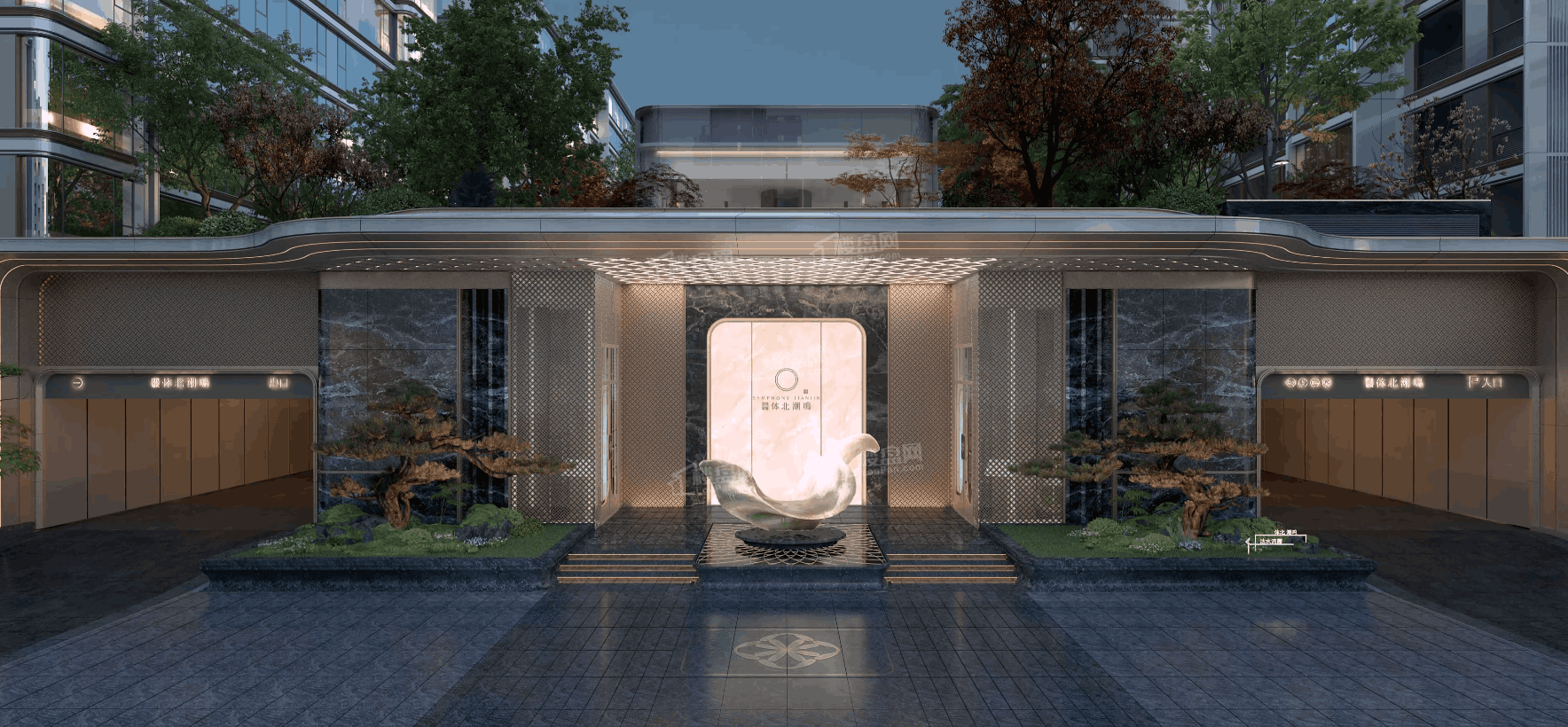 津铁绿城体北潮鸣效果图