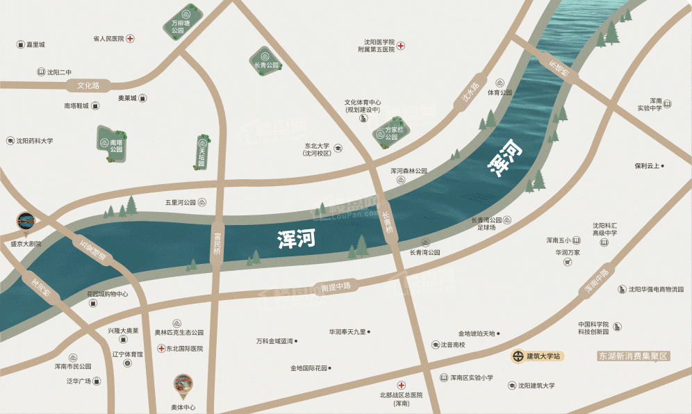 中天·央著位置图
