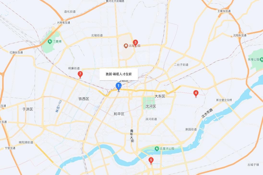 逸居锦城人才住房位置图