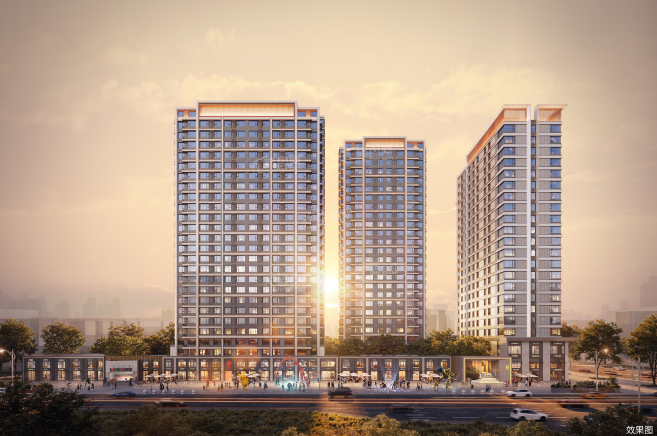 地铁崇山和悦效果图