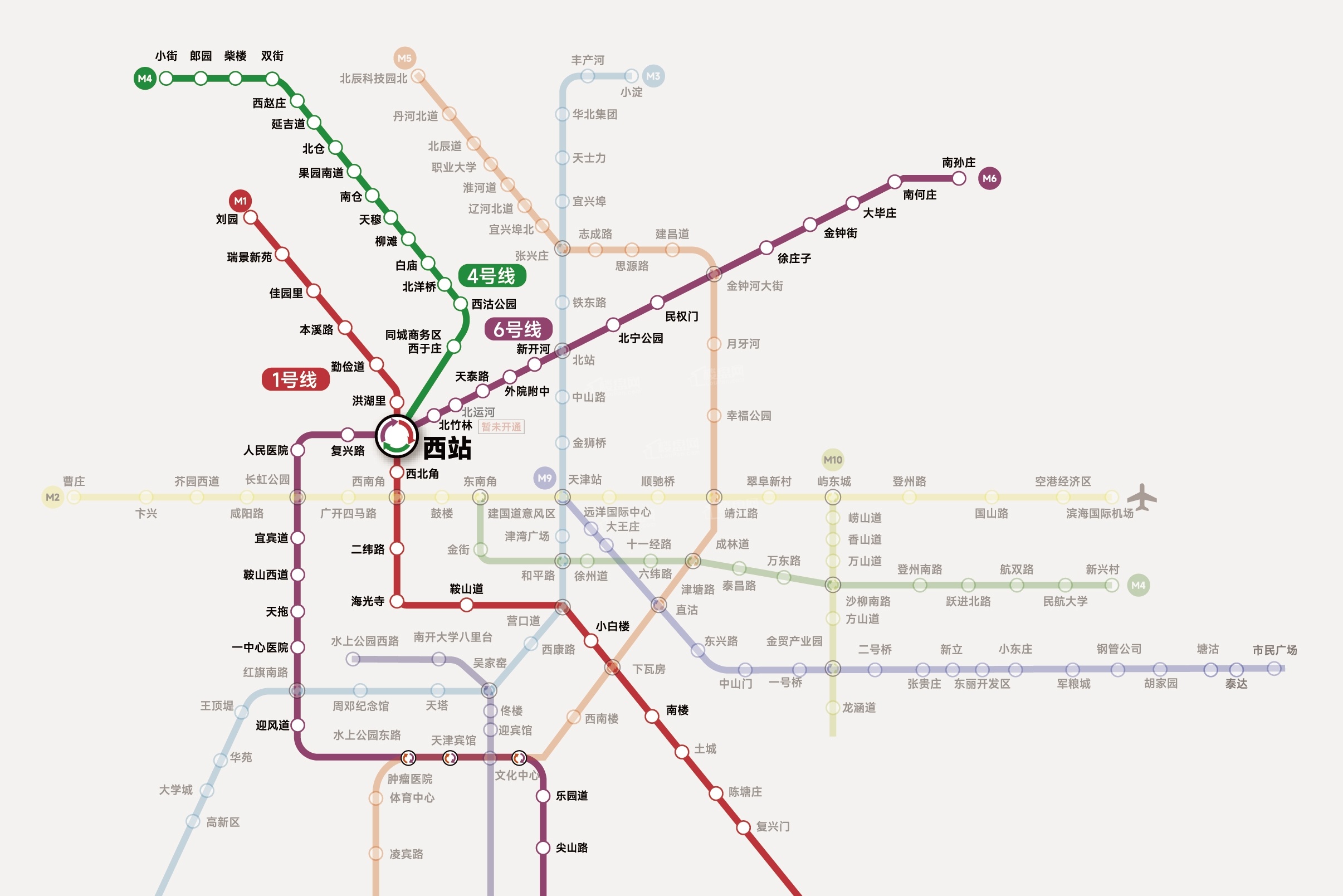 金茂·樾满津华位置图