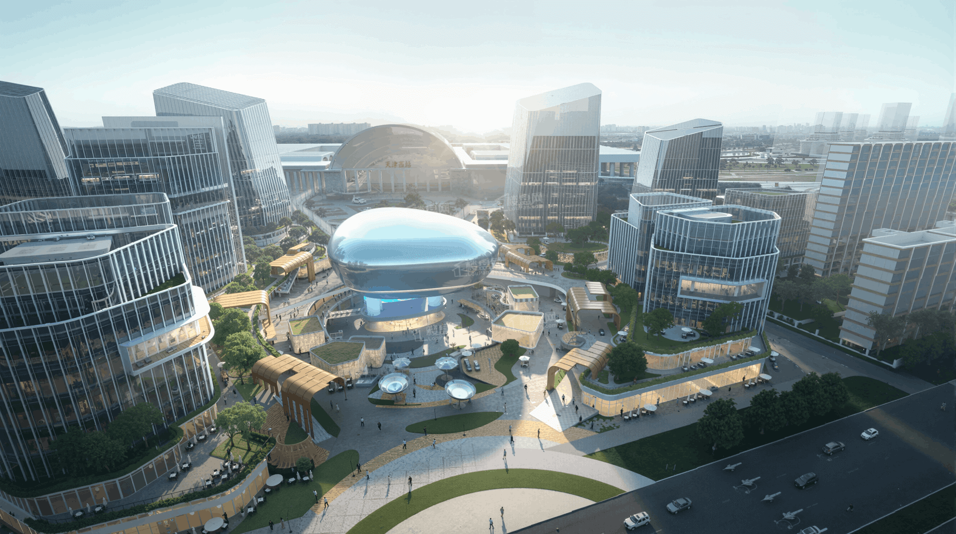 金茂·樾满津华配套图