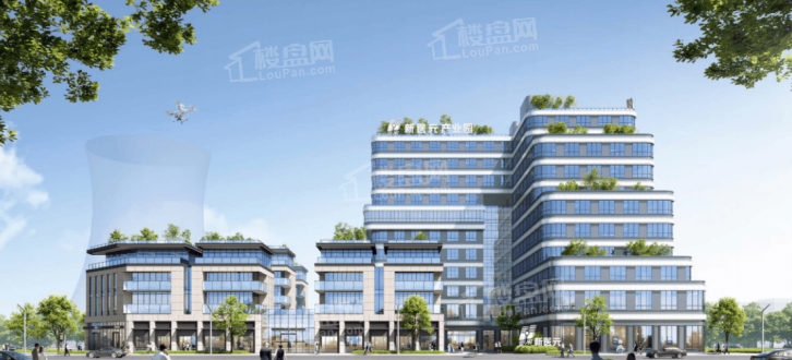 通派龙湖御潮云上效果图