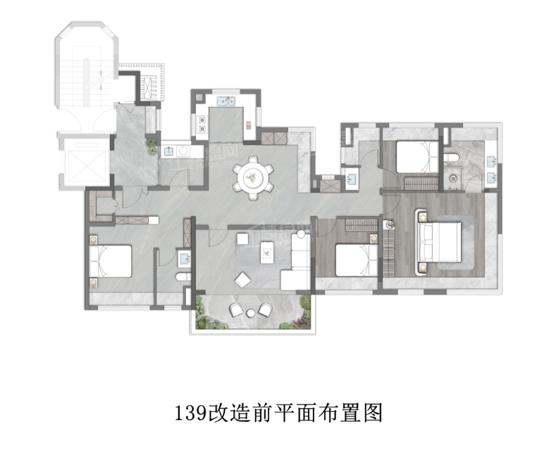 佛山龙湖央璟颂4室2厅2卫户型图-佛山楼盘网