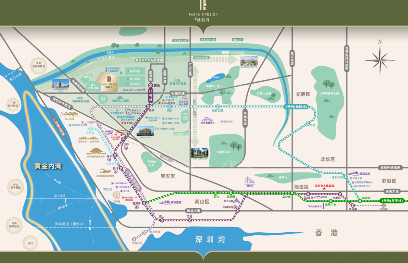 璞宸·臻悦府位置图