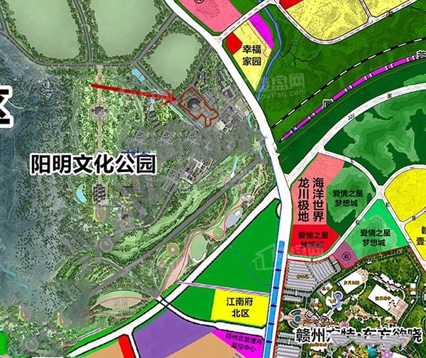 宗地位于章贡区水西镇黄沙村,地块临近厦蓉高速以及东江源大道辅路