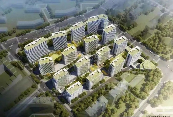 ▲国庆片区二期建设项目效果图