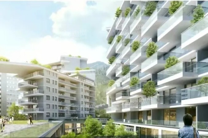 ▲国庆片区二期建设项目效果图