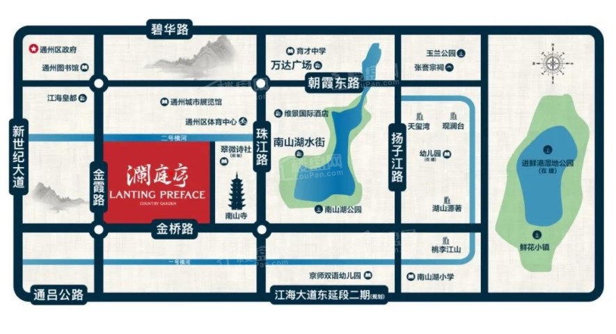 澜庭序位置在哪?澜庭序周边配套成熟吗?-南通楼盘网