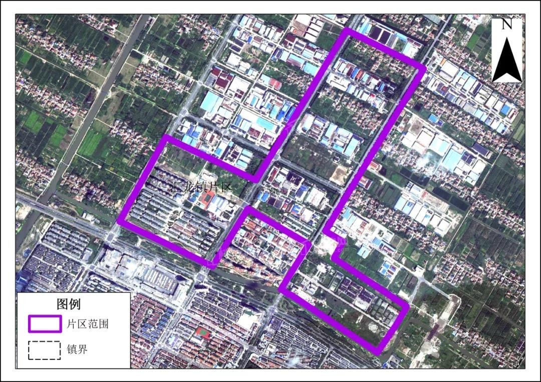 汇龙镇片区空间规划图