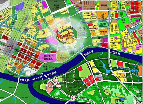 赣州高铁新区控规图图片