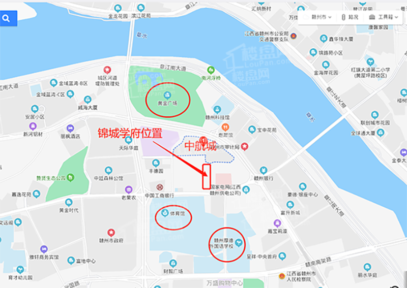 赣州章江新区新盘锦城学府项目规划批前公示出炉