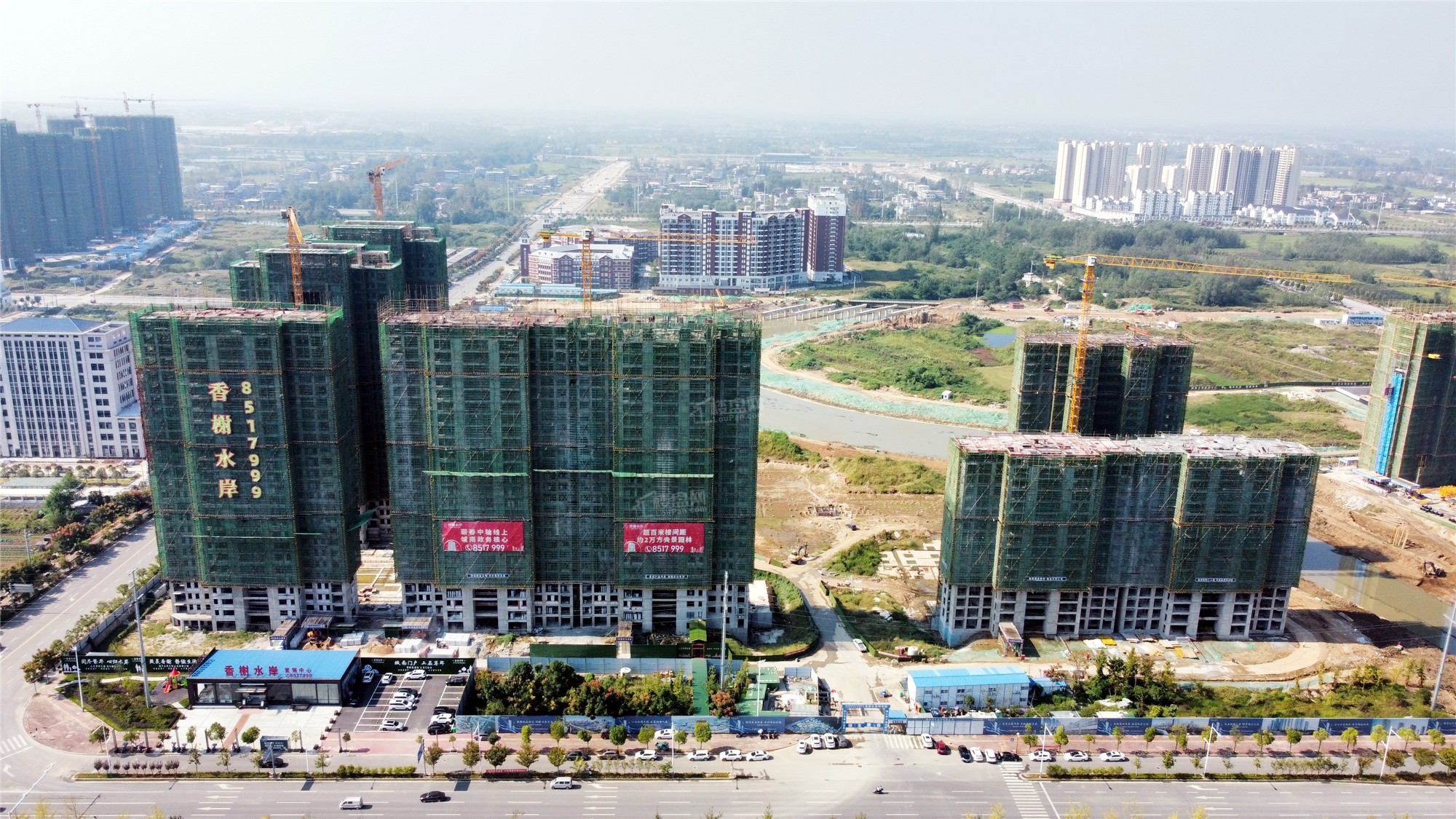 香榭水岸|蕲春楼盘网9月工程进度播报!