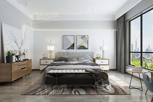 摄图网_500903090_现代卧室空间场景设计（企业商用）.jpg