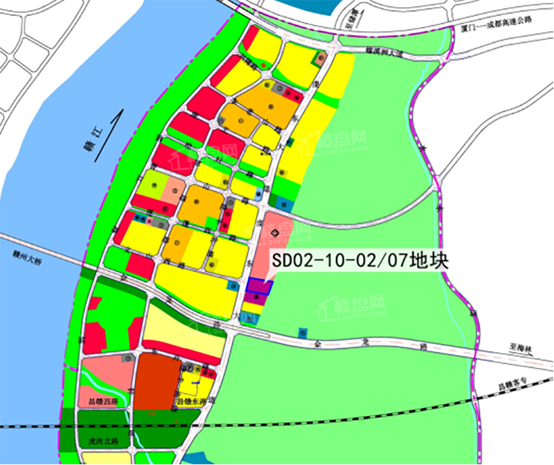 赣州章贡区水东sd02100207地块有调整水东新房楼盘有哪些