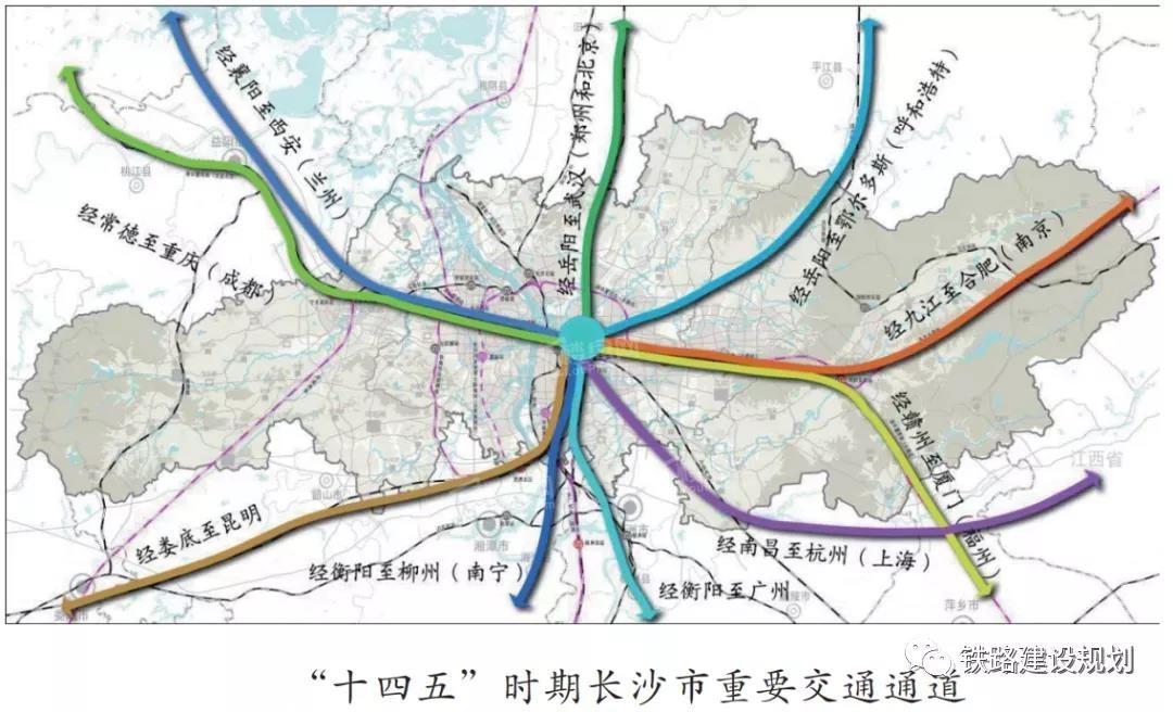 湖南省14五铁路规划图图片