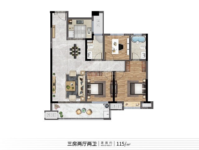 泰州鹏欣尚誉有哪些户型产品?