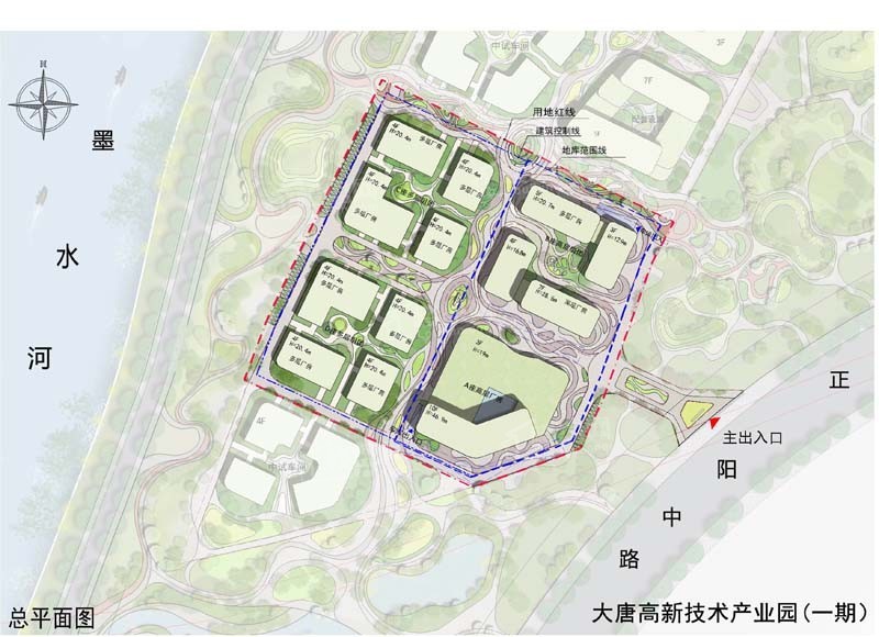 青島未來之城片區又一規劃發佈大唐高新技術產業園