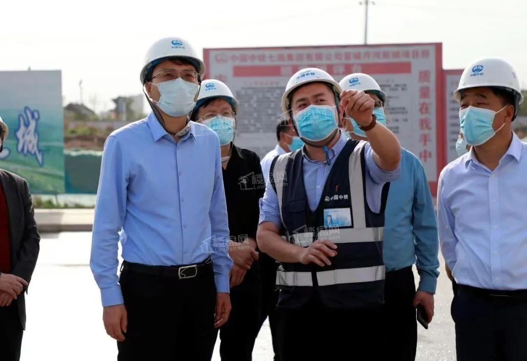 张晋文陪同张军调研丹河新城项目建设和疫情防控工作