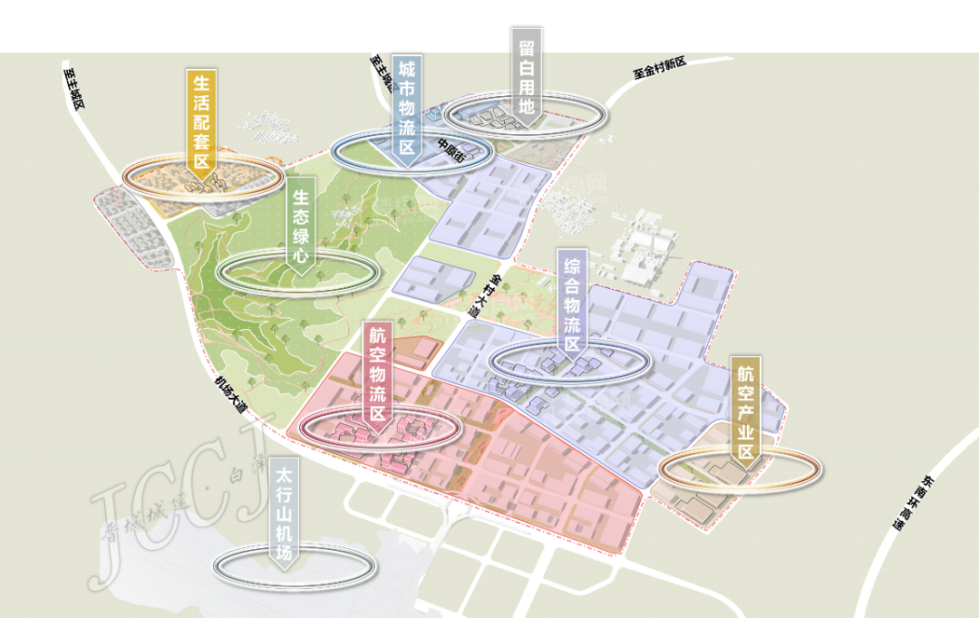晋城空港新区规划图片