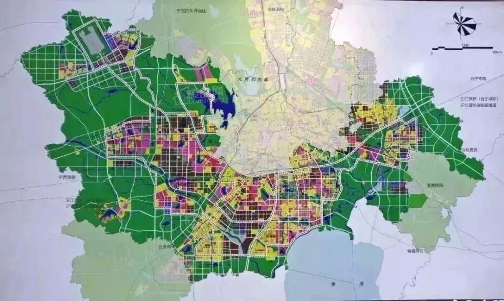 滨湖西板块规划图