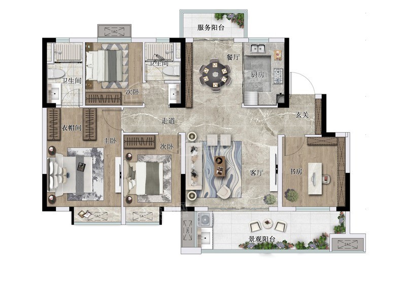 乐平中奥奥城国际户型怎么样?万达旁,实付只要5万首付!-景德镇楼盘网