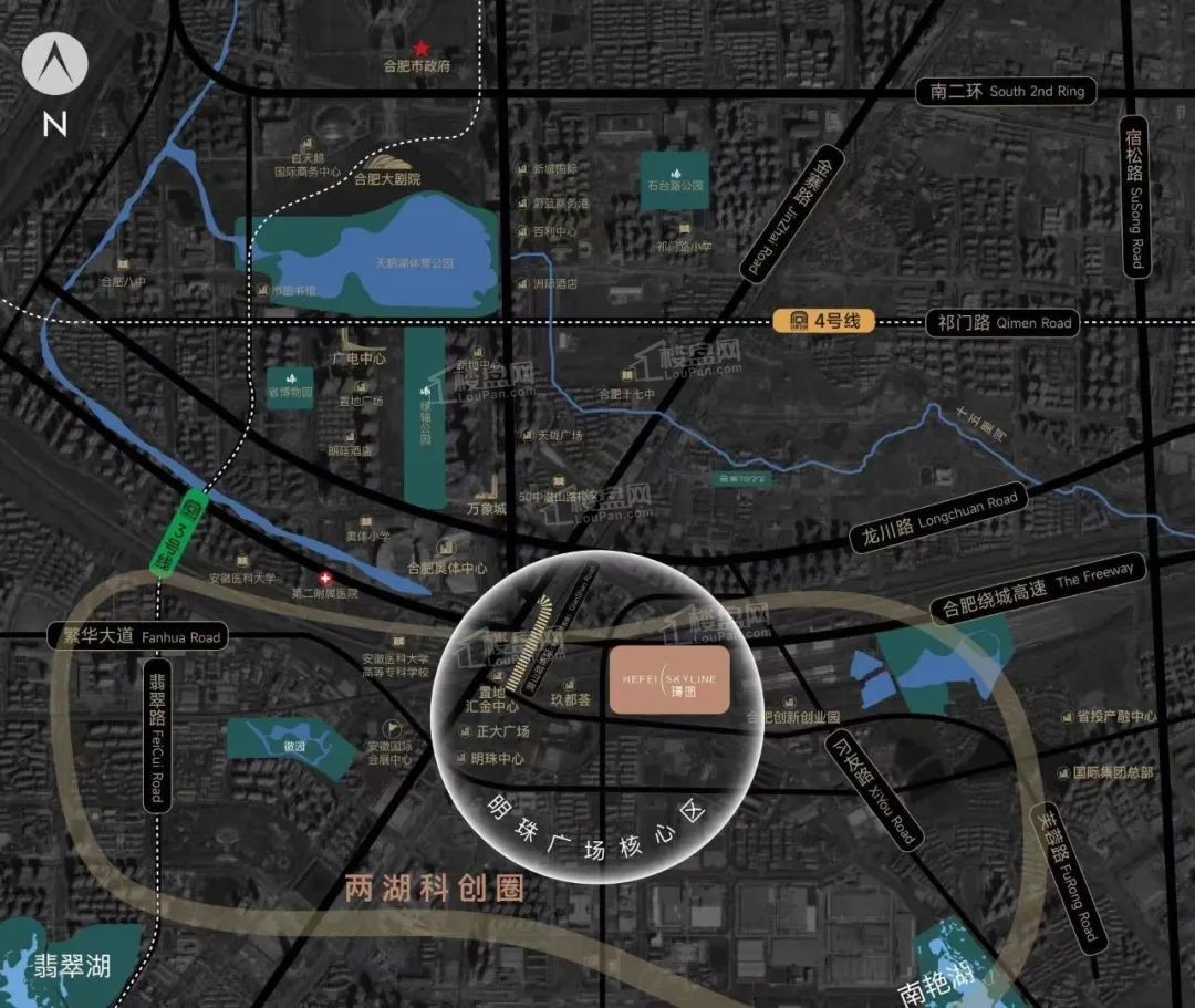 解封招商璟园|打造约50万方封面级地标综合体！-合肥楼盘网