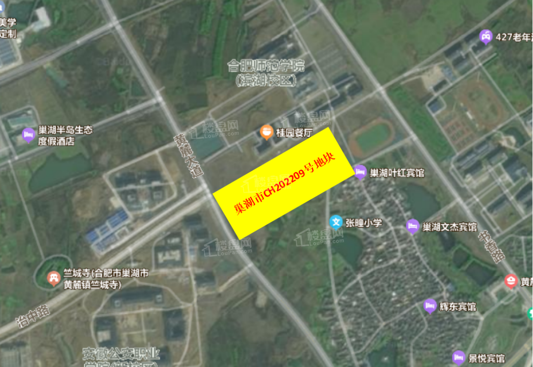 土拍快讯：安徽巢湖半岛房地产开发有限公司竞得巢湖CH202209号地块！