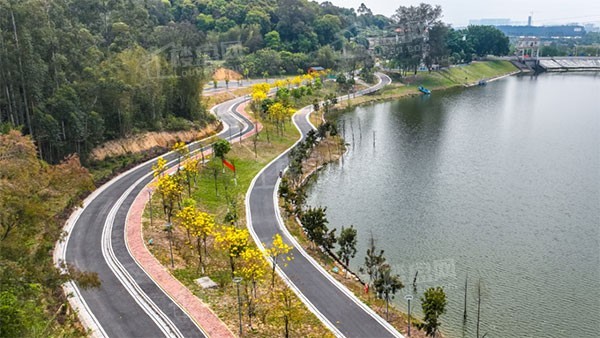 大旺高新区麒麟湖动工图片