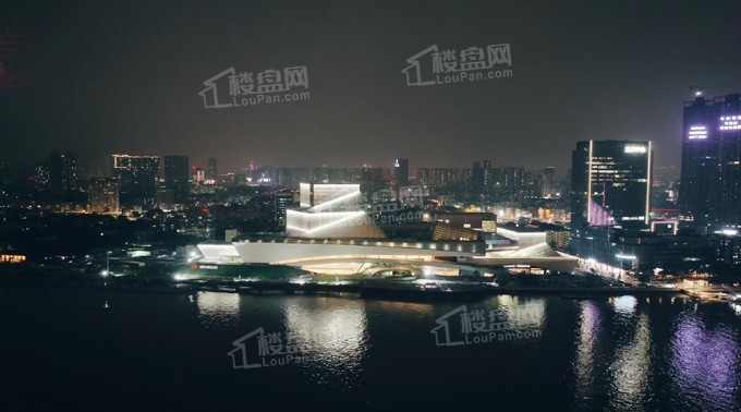 珠江边新地标“三馆合一”正式亮灯！预计“五一”对外开放