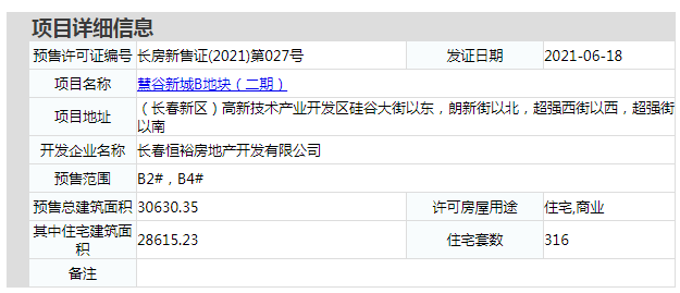 慧谷新城楼盘证件