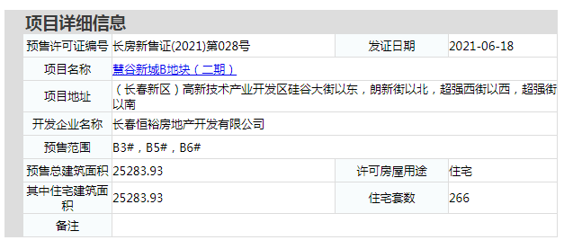 慧谷新城楼盘证件