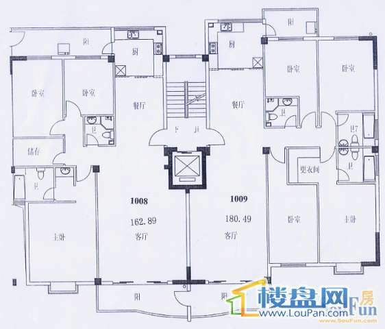 百宏雅苑 1＃楼162.89－180.49m2 