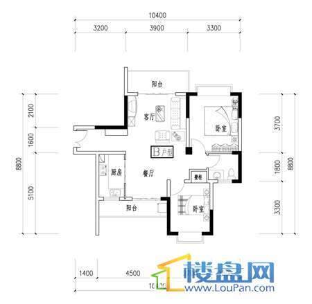 熙岸高尔夫公寓户型图