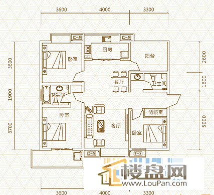  天朗大兴郡 户型图