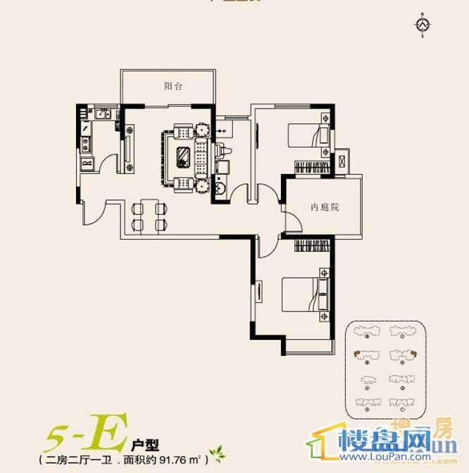 琥珀名城沁园户型图图片