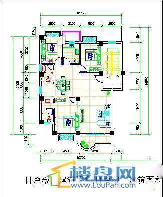 楚欣花园户型图