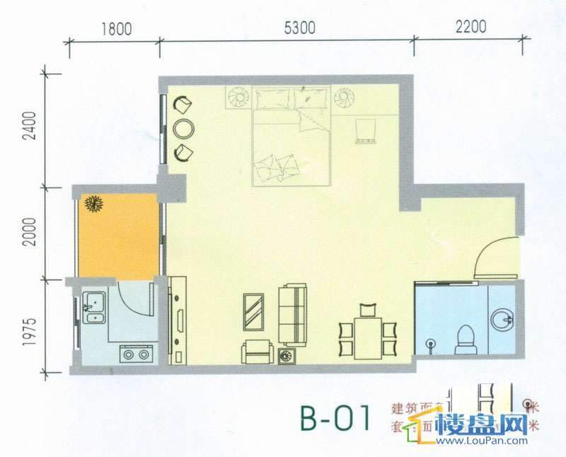 万豪公寓户型图