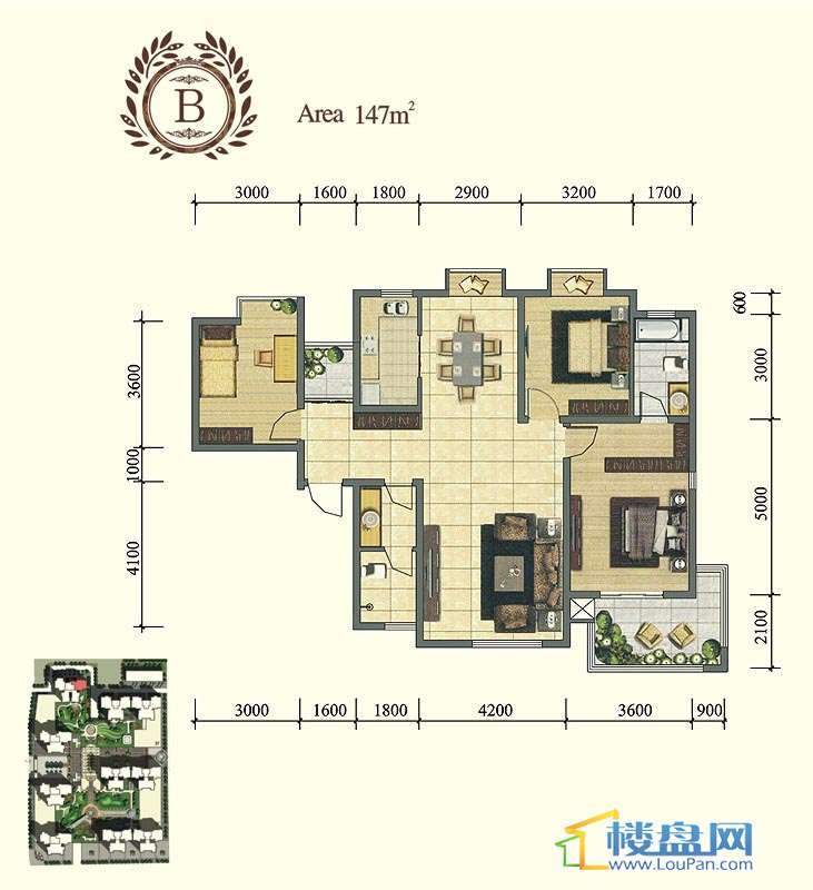 伊顿公馆户型图