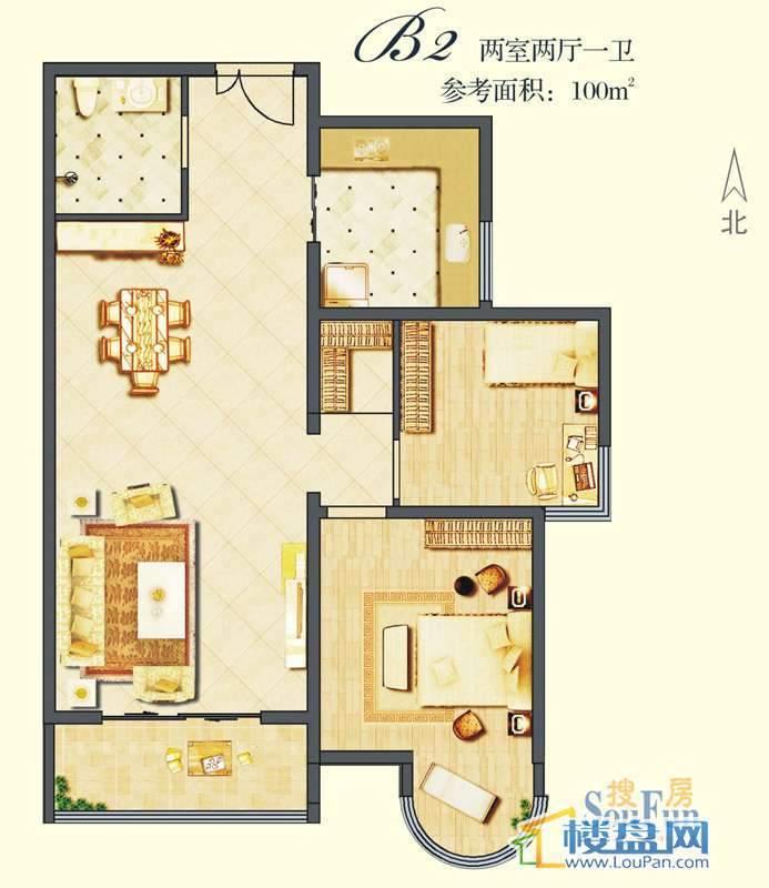 建邦华庭户型图