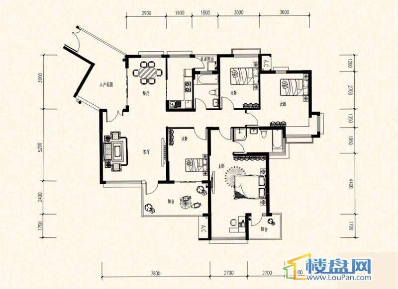 保利温泉新城 户型图