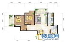 兴隆城市花园沐风园1-2栋4号、17栋5号户型2室1厅1卫1厨