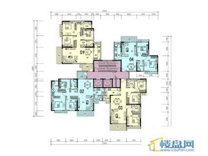 中天会展城E单体3室2厅2卫1厨