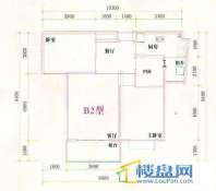 光明桂花园2号楼B2型户型2室2厅1卫1厨