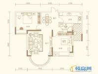 紫金庄园3栋三单元2号户型2室2厅1卫1厨