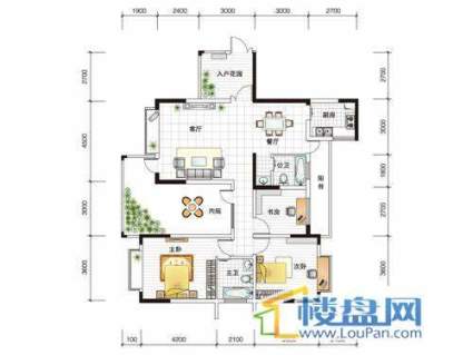 世纪南山C栋D户型3室1厅2卫1厨