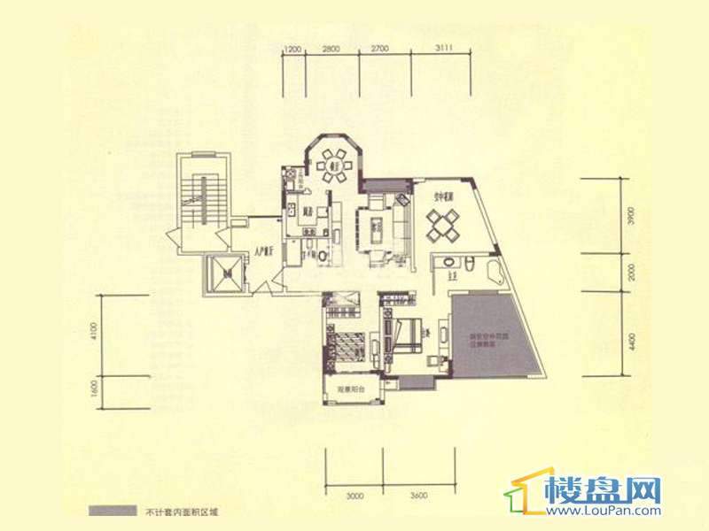 臣功新天地4号楼1单元3号房2室2厅2卫1厨