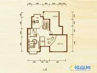 檀溪谷四栋A户型跃层上层4室4厅2卫1厨