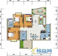 方源广场A1-6-5户型3室2厅2卫1厨