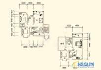 大兴星城B郡跃层户型44室3厅2卫1厨